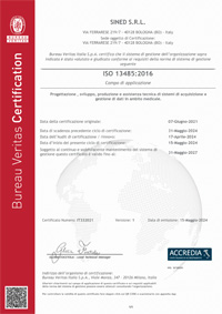 Certificazione di Sistema EN ISO 13485